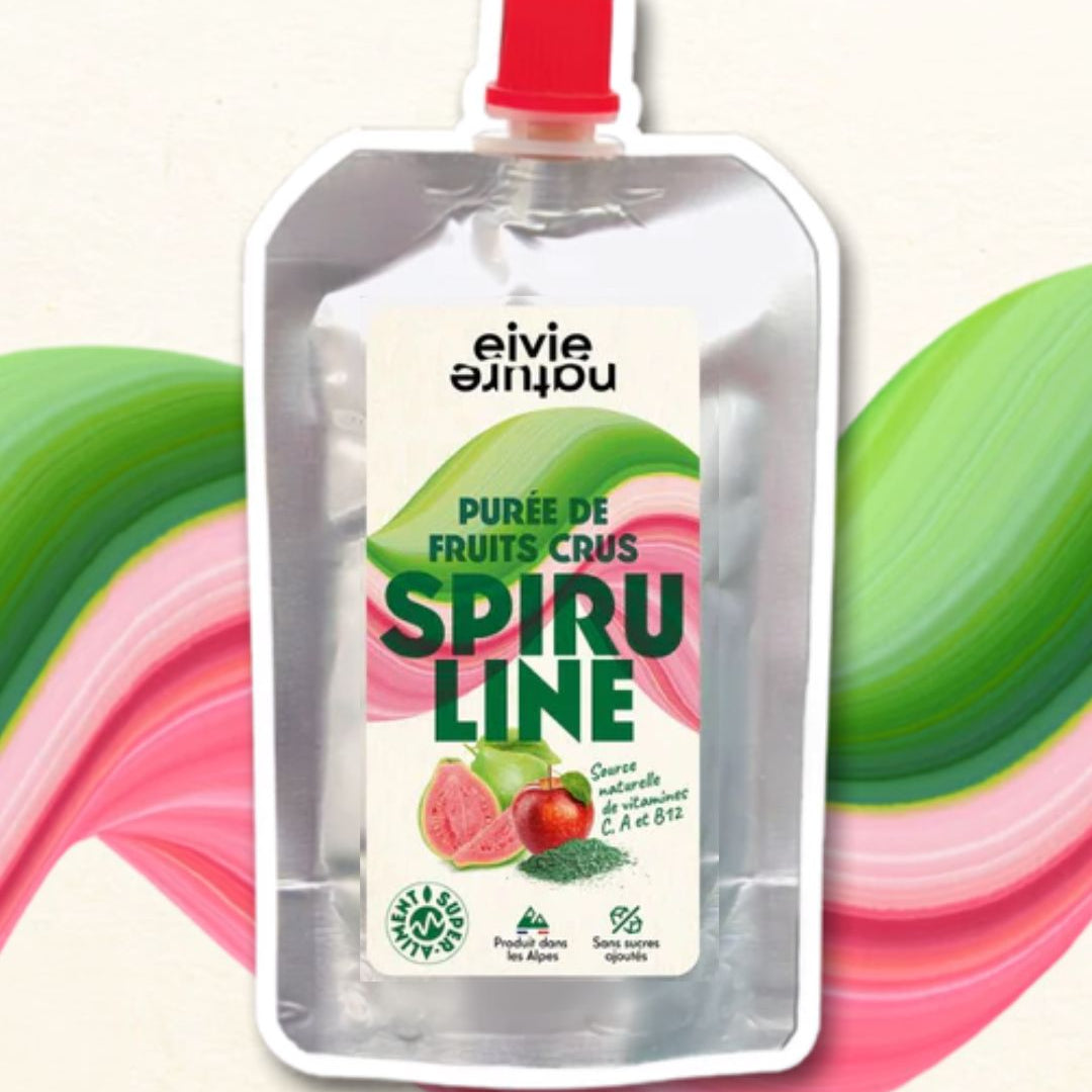 Purée de fruits Spiruline